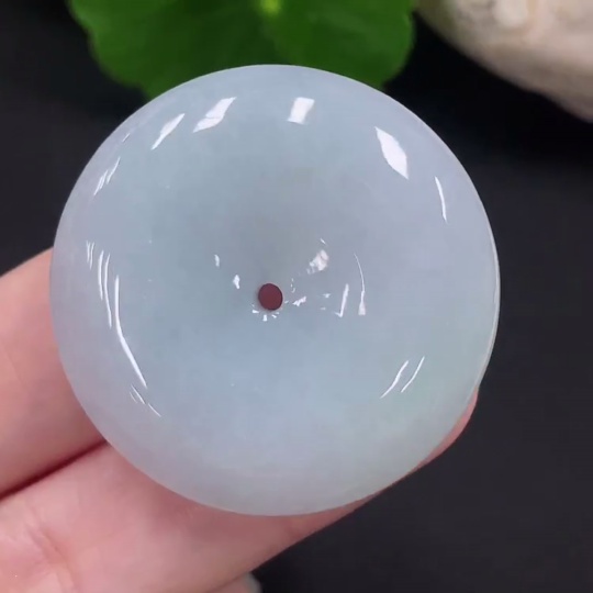 F31675405 Jadeite Safety Buckle Pendant, Total Weight Approximately 20.3g