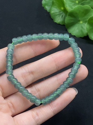 F35133312 Jadeite Beads Total Weight Approx.11.1g Size Approx.5.8mm
