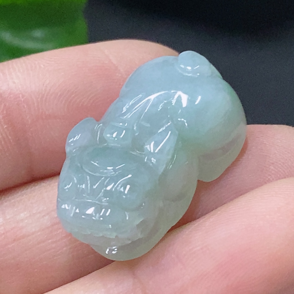 F35116285 Jadeite Pendant Pixiu Total Weight Approx. 6.54g