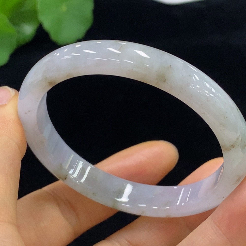 F34045133 Jadeite Round Bangle Size 53.3 Total Weight Approx. 33.68g