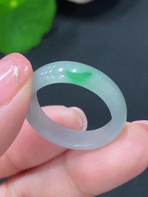 F29320358 Jadeite Ring Size 17 Total Weight Approx. 2.77g