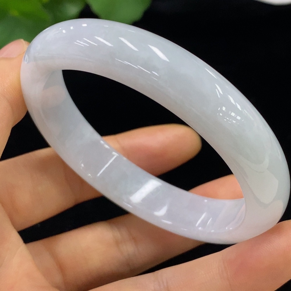 F34948238 Jadeite Round Bracelet Size 57.7 Total Weight Approx. 55.26g