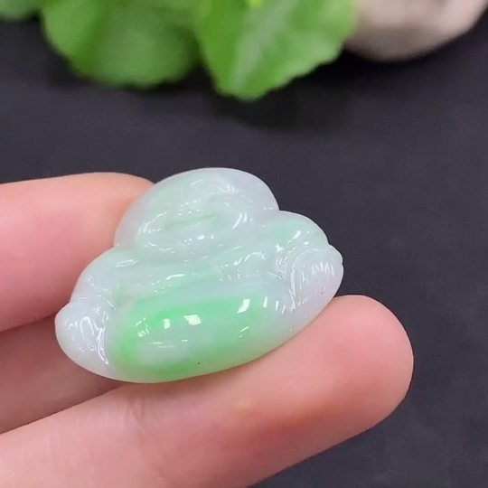F32819977 Jadeite Buddha Pendant Total Weight Approx.5.58g