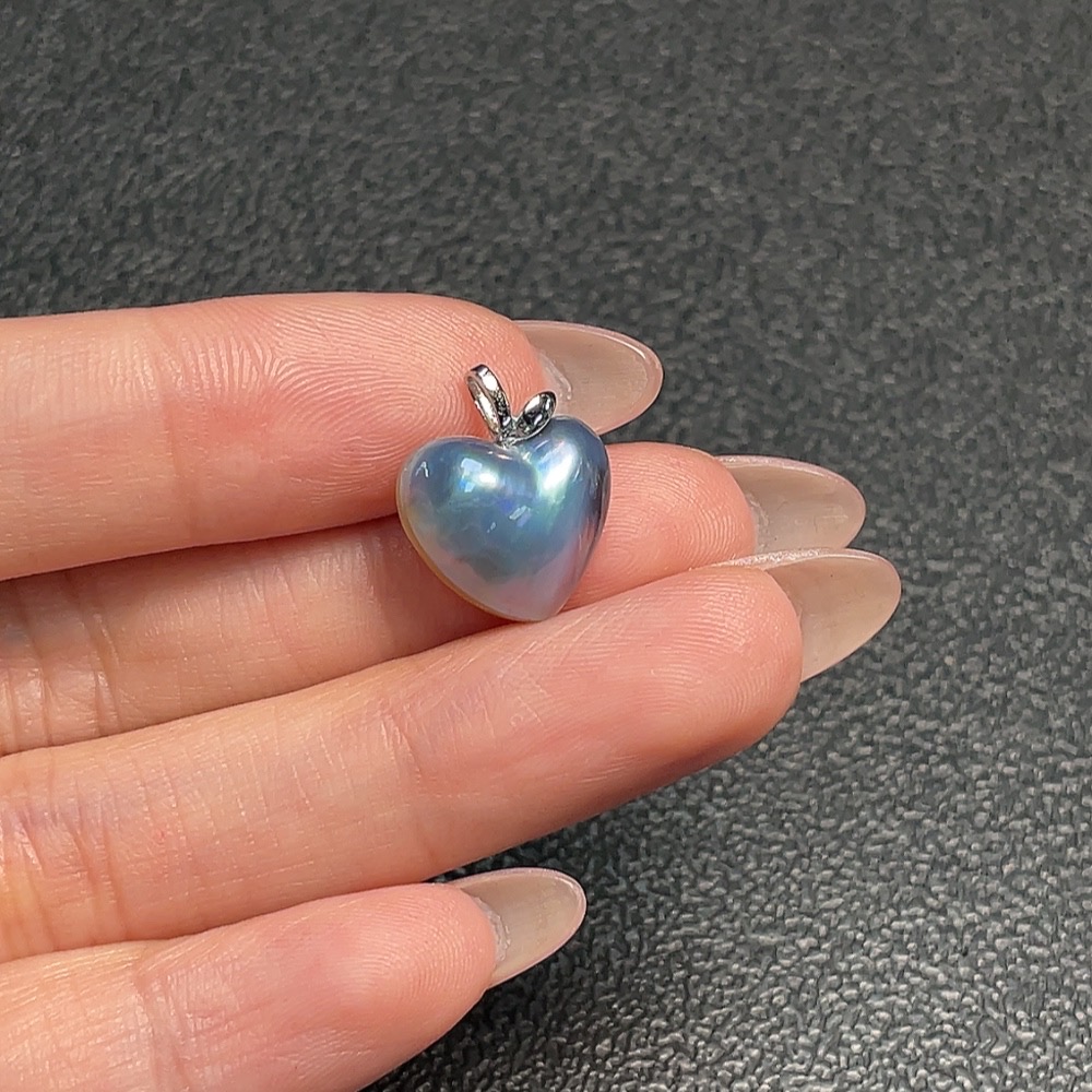 C34065933 Composite Seawater Pearl Pendant Non-Gold Color Origin Undetermined Total Weight Approx. 0.8g Size About 13.6mm