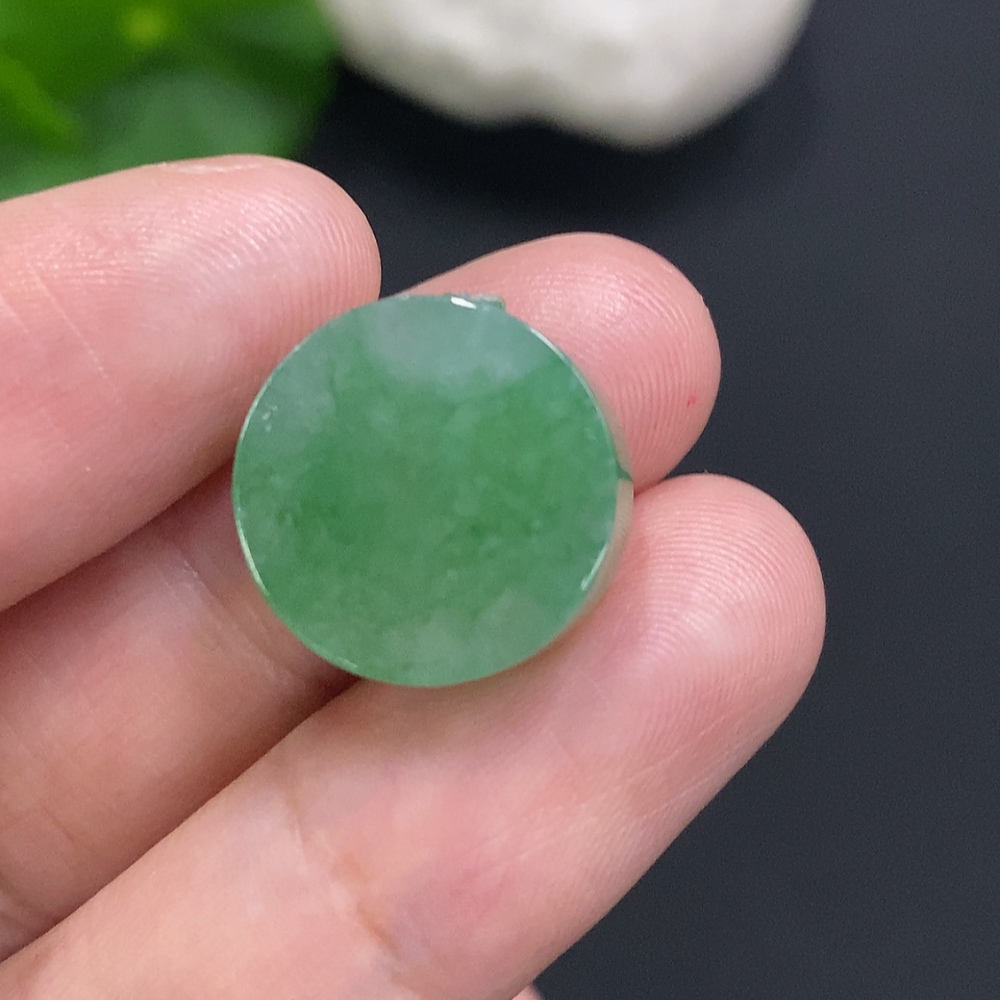 F34051165 Jadeite Plain Pendant Mounting, Total Weight Approx. 3.6g