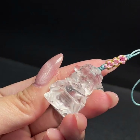 C34009192 Crystal Pendant Total Weight Approx. 16.73g With Rope