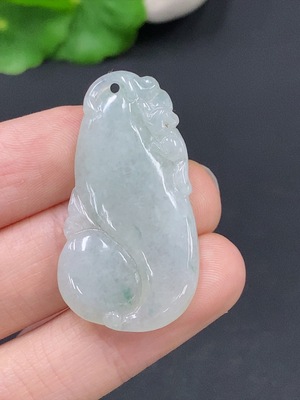 F29364934 Jadeite Pendant Total Weight Approx.7.66g