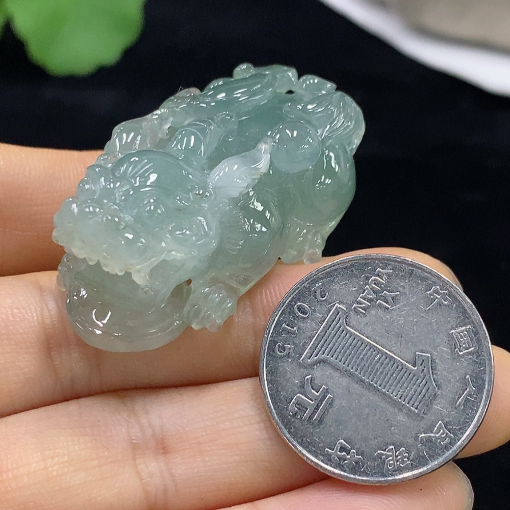 F32731426 Jadeite Pi Xiu Pendant, Total Weight Approx. 29.02g