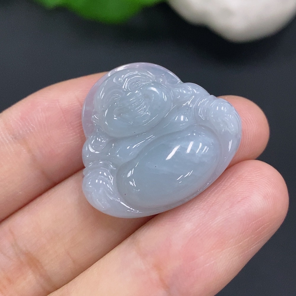 F28193290 Jadeite Buddha Pendant Total Weight Approximately 5.8g