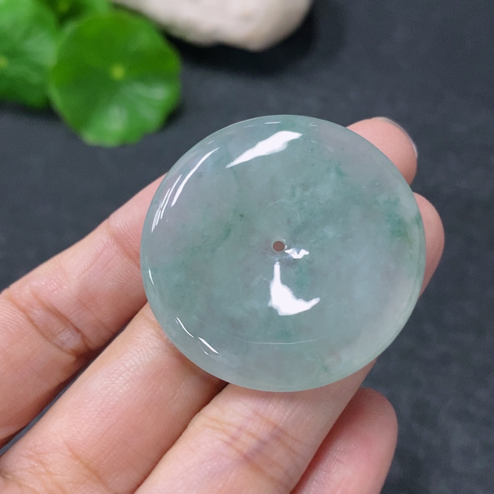 F34954567 Jadeite Safety Buckle Pendant Total Weight Approx. 14.5g