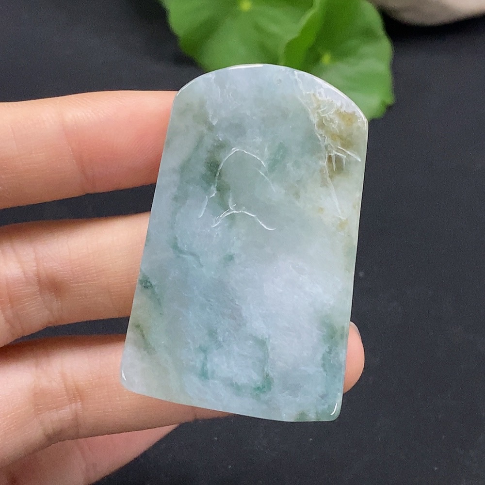 F30564557 Jadeite landscape pendant, total weight approximately 20.36g