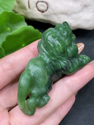 H32705780 Hetian Jade Ornament - Lion (Approx. 64g)