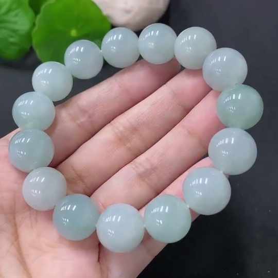 F33849250 Jadeite Bracelet Approx.13mm Total Weight Approx.55.98g