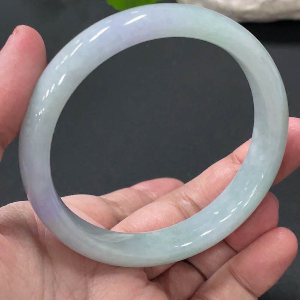 F33876063 Jadeite Round Bracelet Size 58mm Total Weight Approx. 47.94g With Break