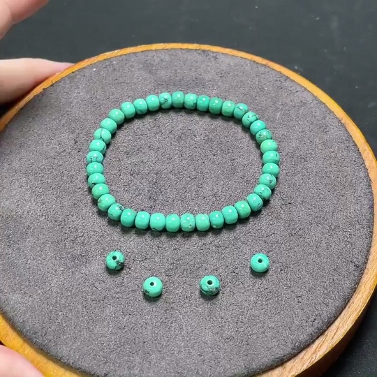 C34993772 Turquoise Bracelet + Small Beads (Contains Other Mineral Components, Total Weight Approx. 6.15g, Sell as a Lot)