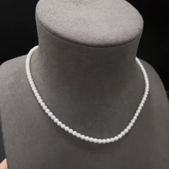 C20286806 Pearl Necklace Non-Gold Setting Total Weight Approx. 9.47g Size Approx. 4.0mm