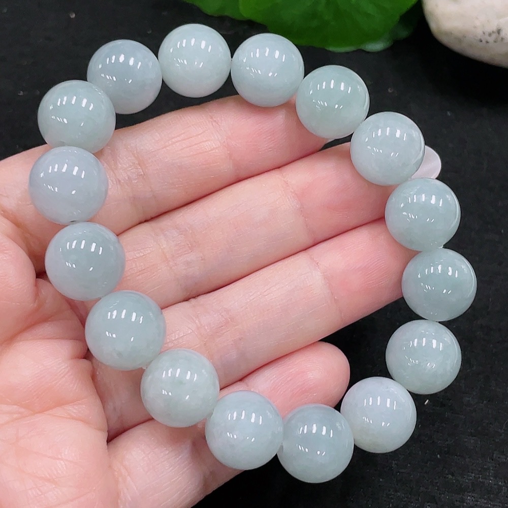 F33873490 Jadeite Bracelet Approx. 12.1mm Total Weight Approx. 50g