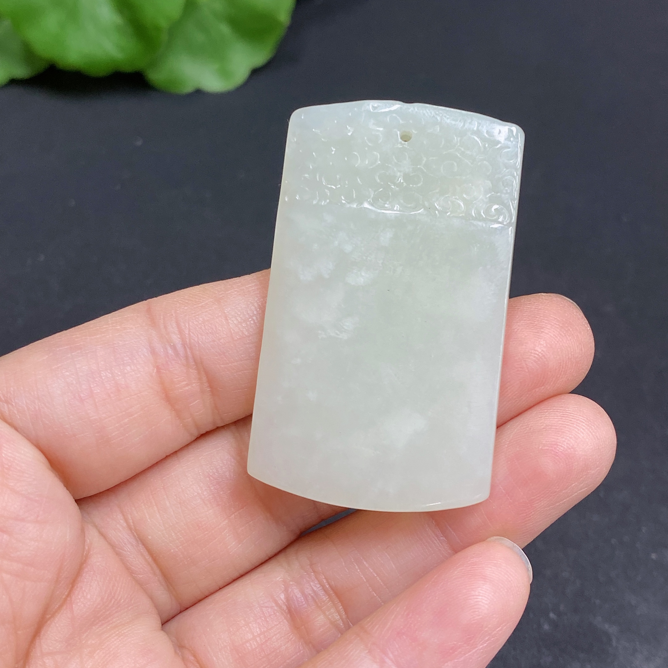 H33939454 Hetian Jade Pendant - Antique-style Plaque, Total Weight Approx. 17.6g