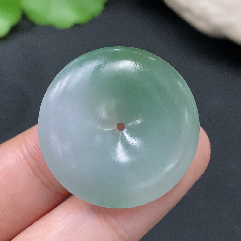 F27177949 Jadeite Pendant Total Weight Approx. 8.86g Peace Buckle Rough