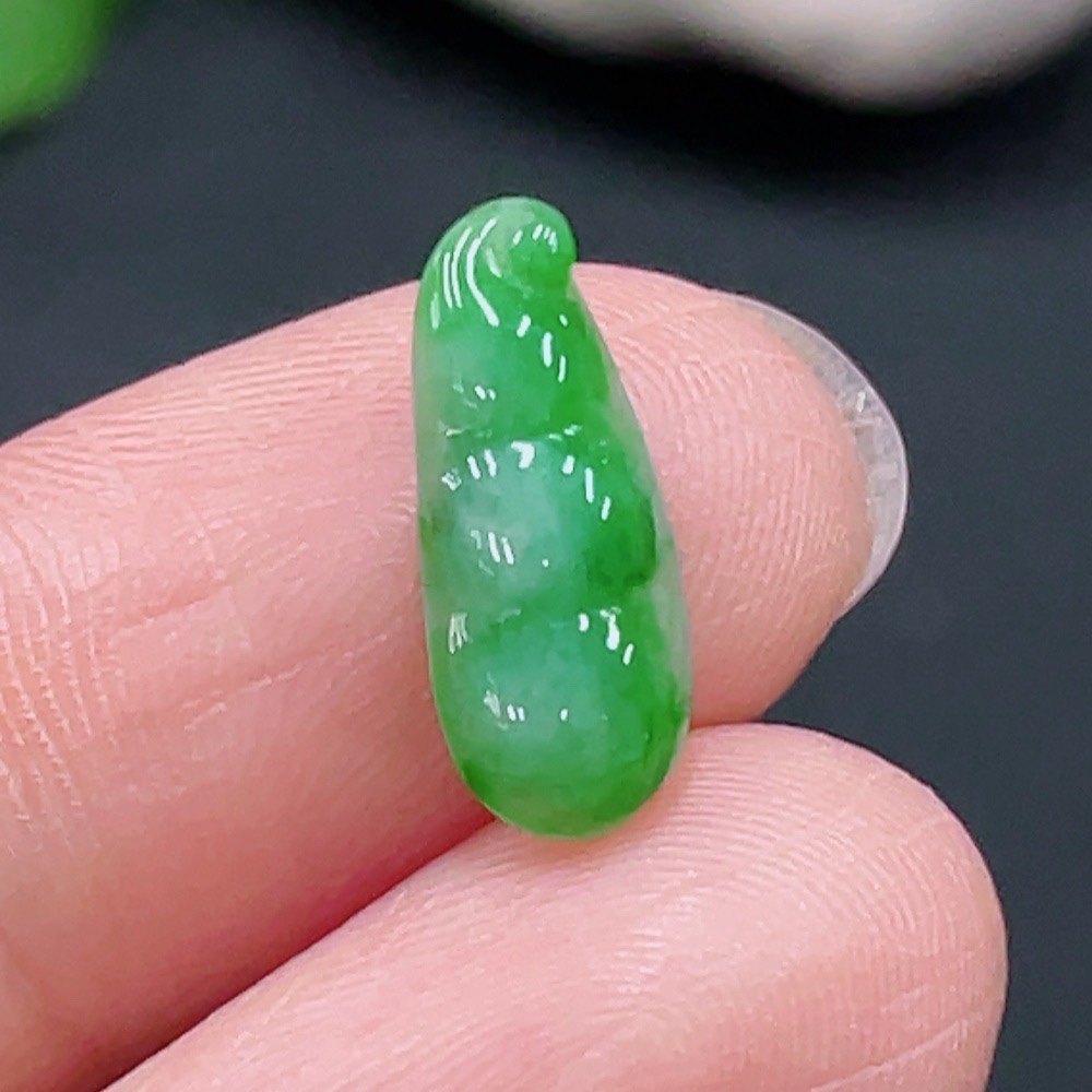 F25927915 Jadeite Fudou Inlay Piece