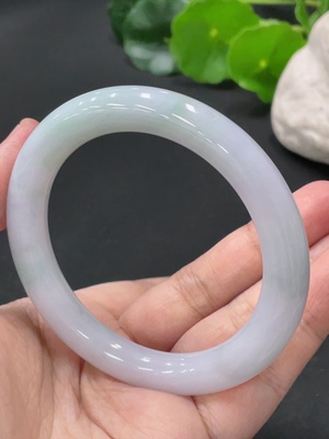 F33935756 Jadeite Round Bangle Total Weight About52g Streetsize55.9