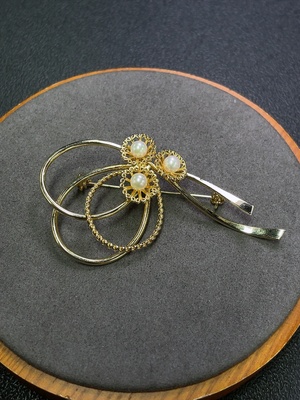 C31578878 Pearl Brooch Non-Gold Total Weight Approx.10.20g Stone Size Approx.4.7mm