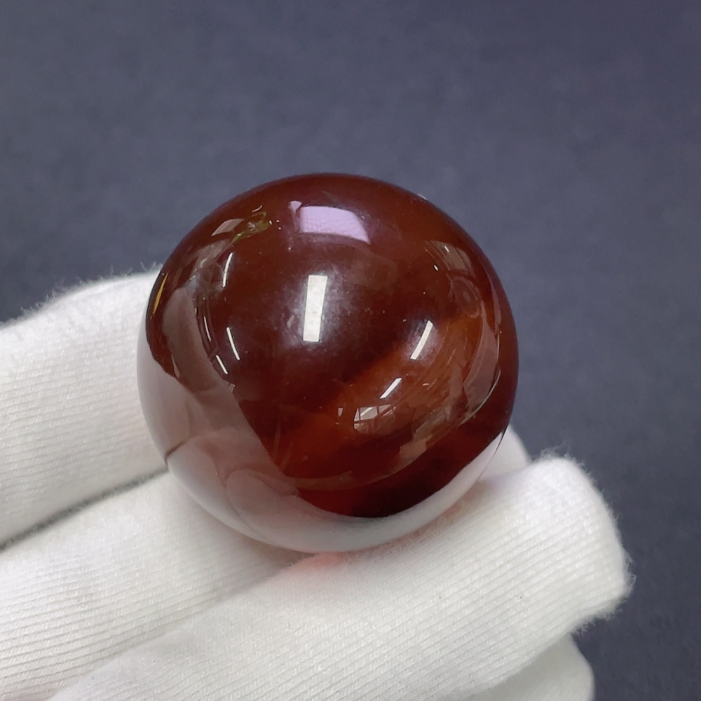 C30509001 Amber Beeswax Beads Total Weight Approx. 23.37g Size Approx. 35mm
