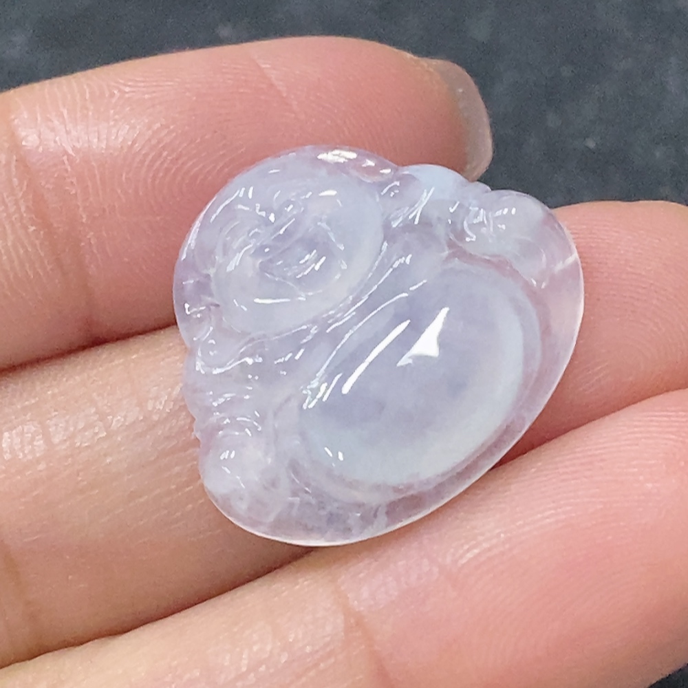 F34030983 Jadeite Pendant Buddha, Total Weight Approx. 2.34g