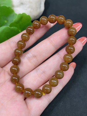 H34027181 Hetian Jade Bracelet, approx. 7.7mm, total weight approx. 17.6g