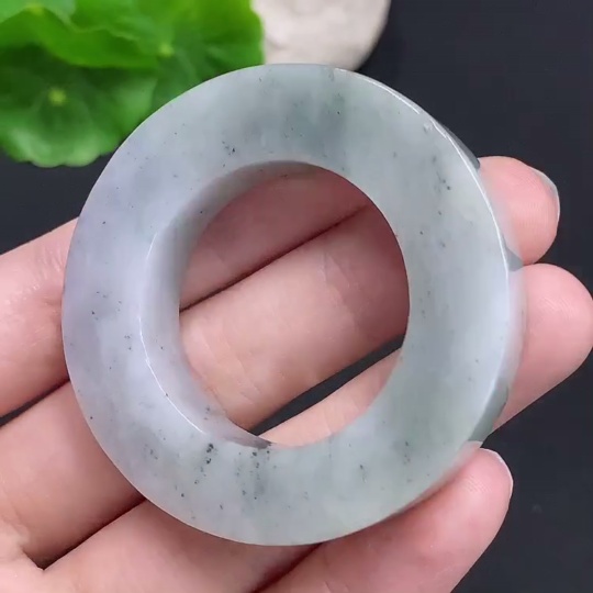 F31606295 Jadeite Donut Pendant Total Weight Approx. 44g