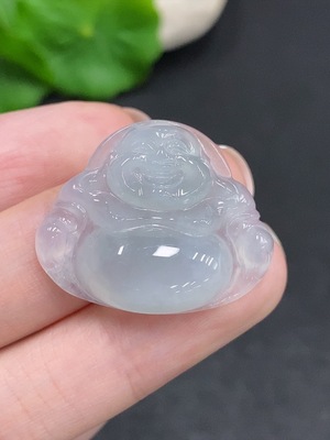 F34003088 Jadeite Buddha Pendant Total Weight Approx.5.5g