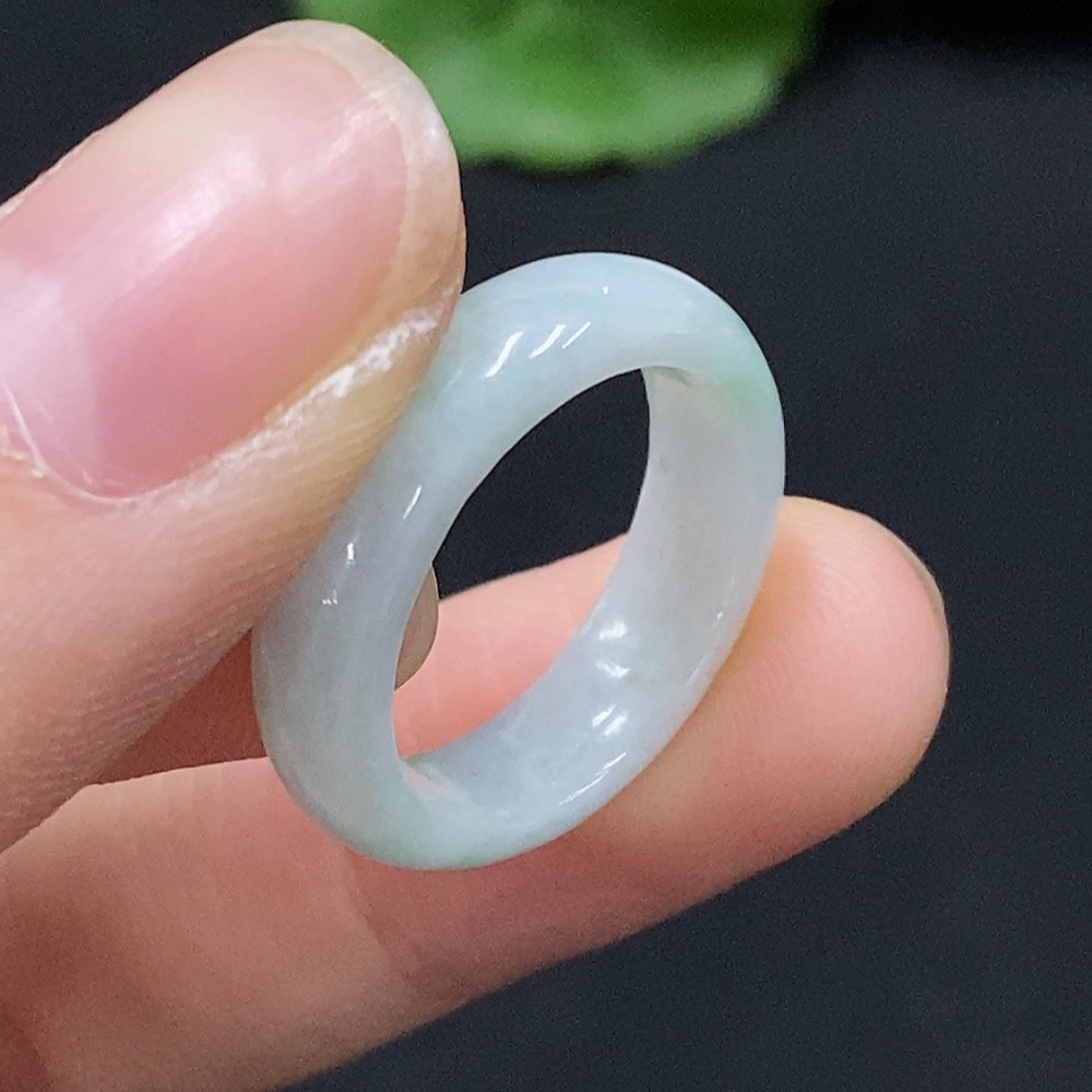 F34996119 Jadeite Ring Size 12 Total Weight Approx. 2.55g