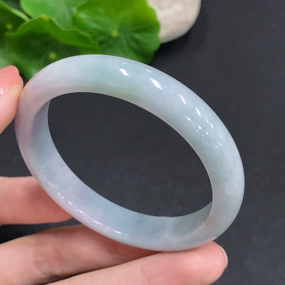 F33942222 Jadeite Round Bracelet, Total Weight Approx. 39.2g, Size 53