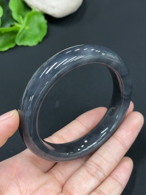 H29352334 Khotan Jade Round Bracelet Size 53.6 Total Weight Approx. 50.4g