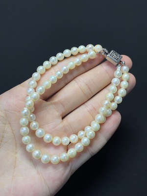 C46535256 海水珍珠项链 非金 货品总重约14.1g 卡5.2mm左右