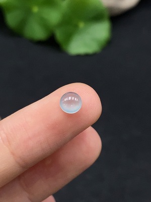 F30514971 Emerald Cabochon Inlay Piece, Total Weight Approx. 0.13g