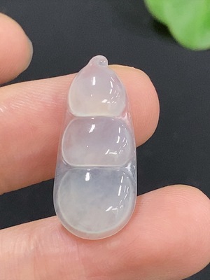 F42969630 翡翠福豆镶嵌件 货品总重约1.67g