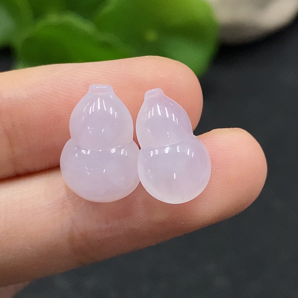 F34964548 Jadeite Gourd Inlaid Pieces Sell as a Lot