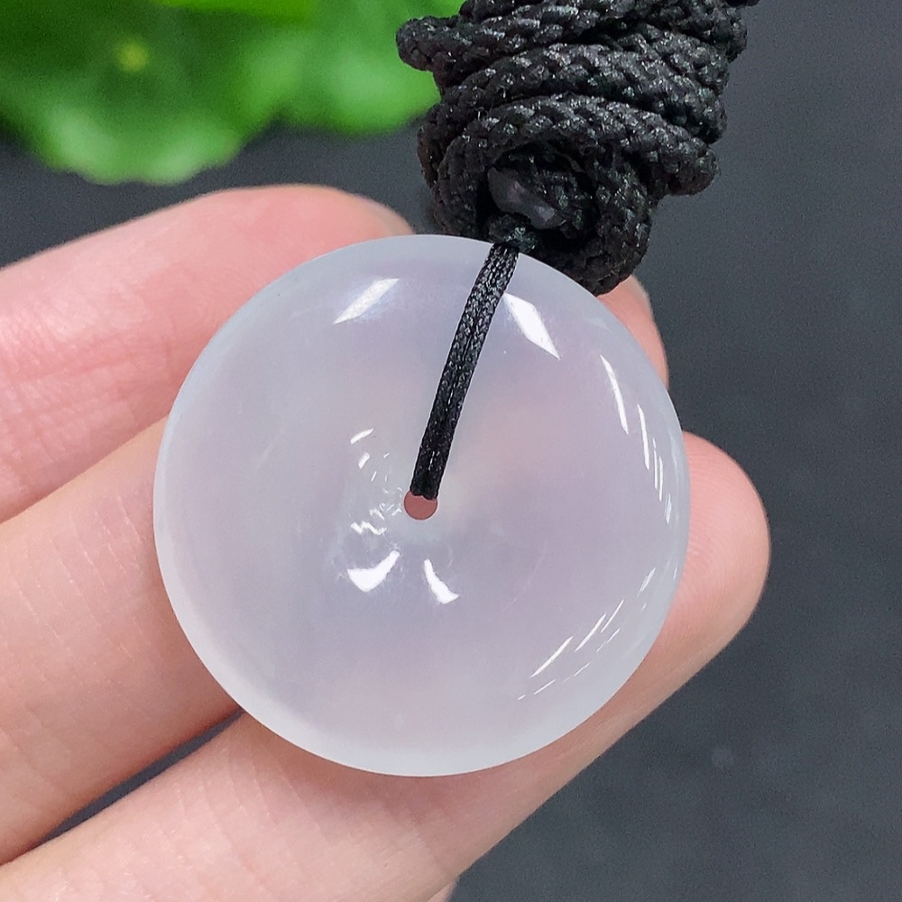 F34061425 Jadeite Peace Knot Total Weight Approximately 10.2g (Including Rope Weight)