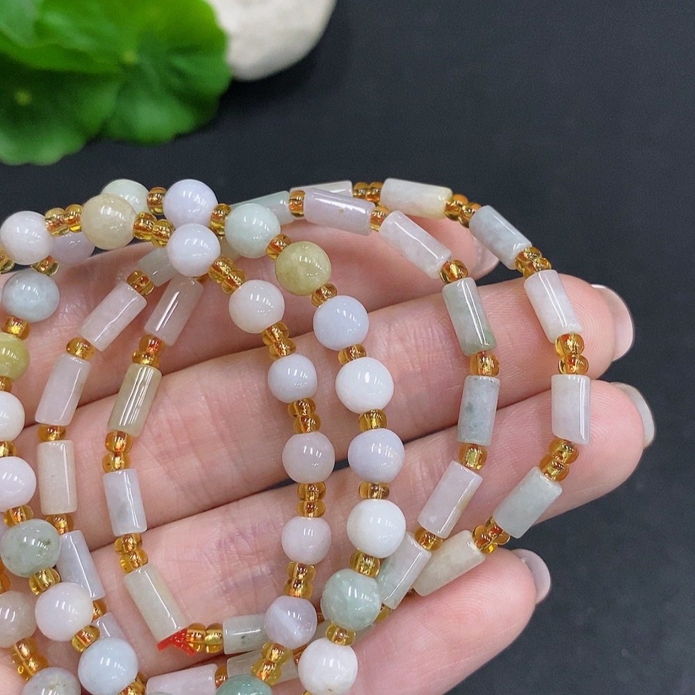 F34035716 Jadeite Bracelet Sell as a Lot with Non-Jadeite Beads