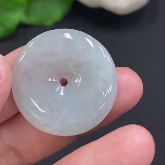 F34070559 Jadeite Peace Pendant Total Weight Approximately 8.5g