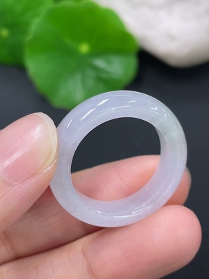 F41935015 翡翠戒圈 圈口18 货品总约重4.49g