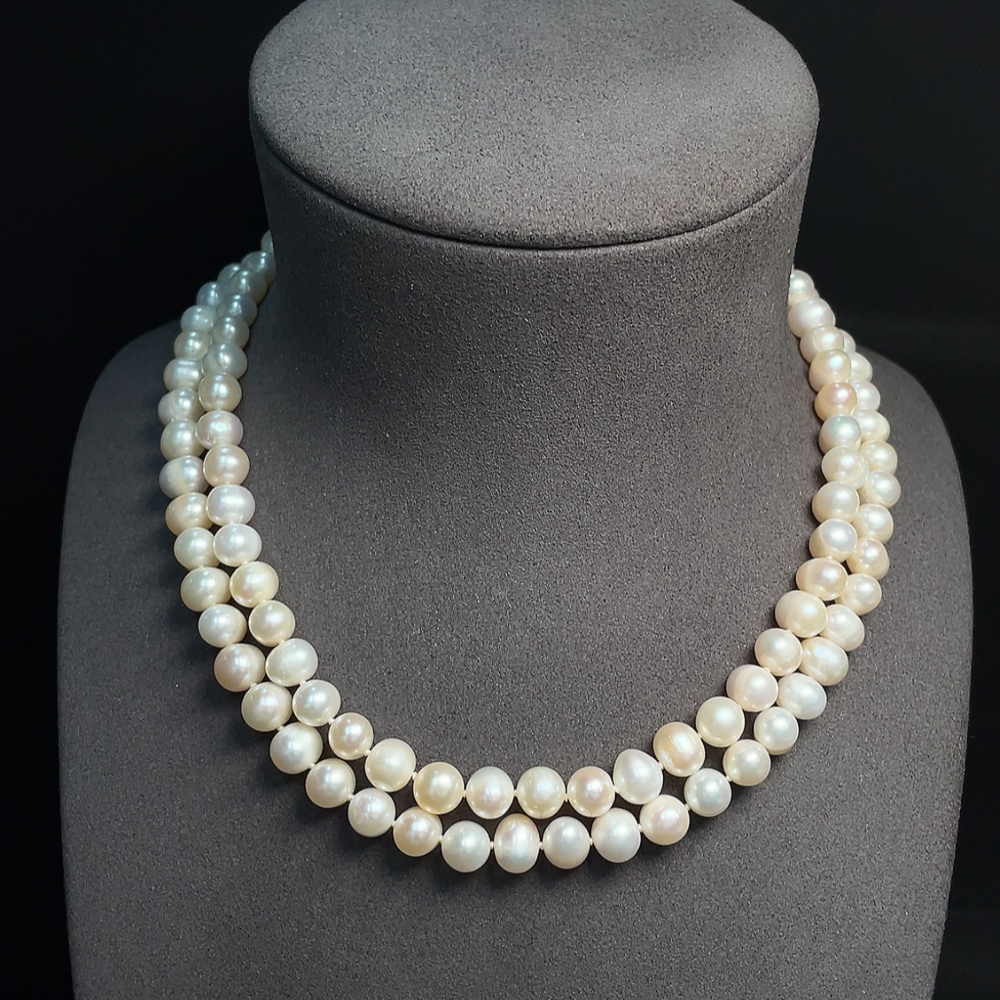 C33923754 Pearl Necklace Non-Gold Total Weight Approx. 79.73g Size About 8.5mm