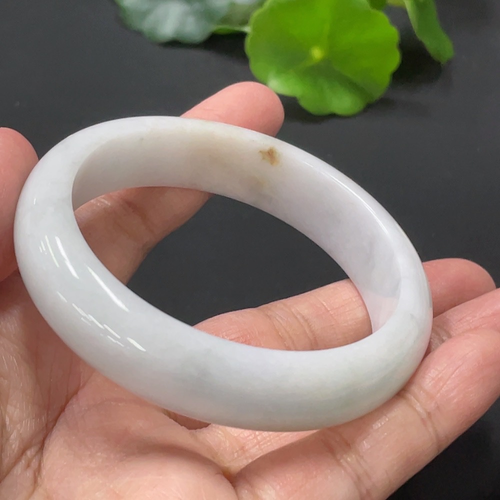 F29354839 Jadeite Round Bangle, Total Weight Approx. 53.9g, Size 54.9
