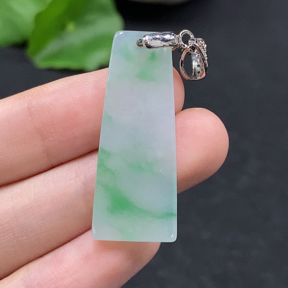 F33895189 Jadeite Plain Pendant Non-Gold Total Weight about 3.4g