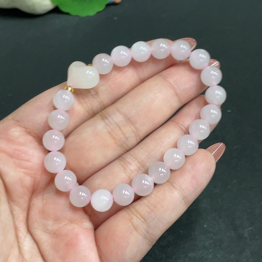 H34005694 Hetian Jade Bracelet Approx. 7.5mm Total Weight Approx. 18g