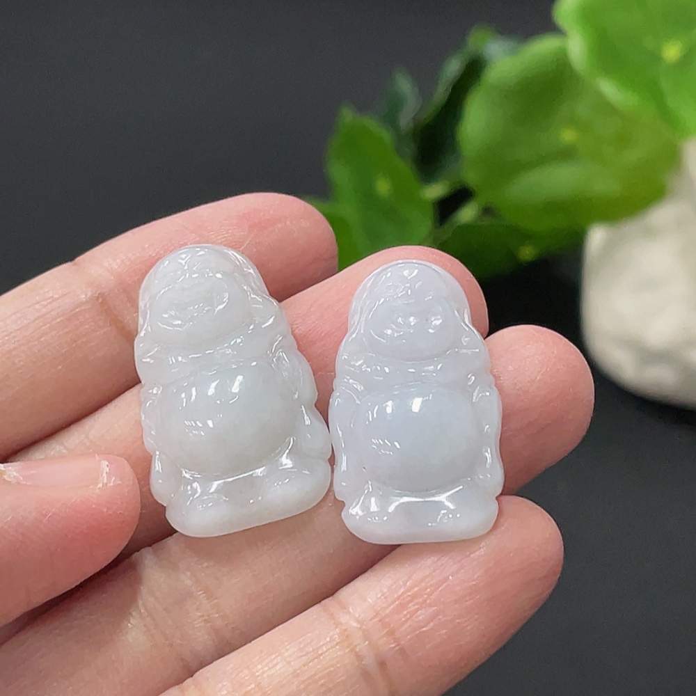 F35108567 Jadeite Standing Buddha Pendant Sell as a Lot