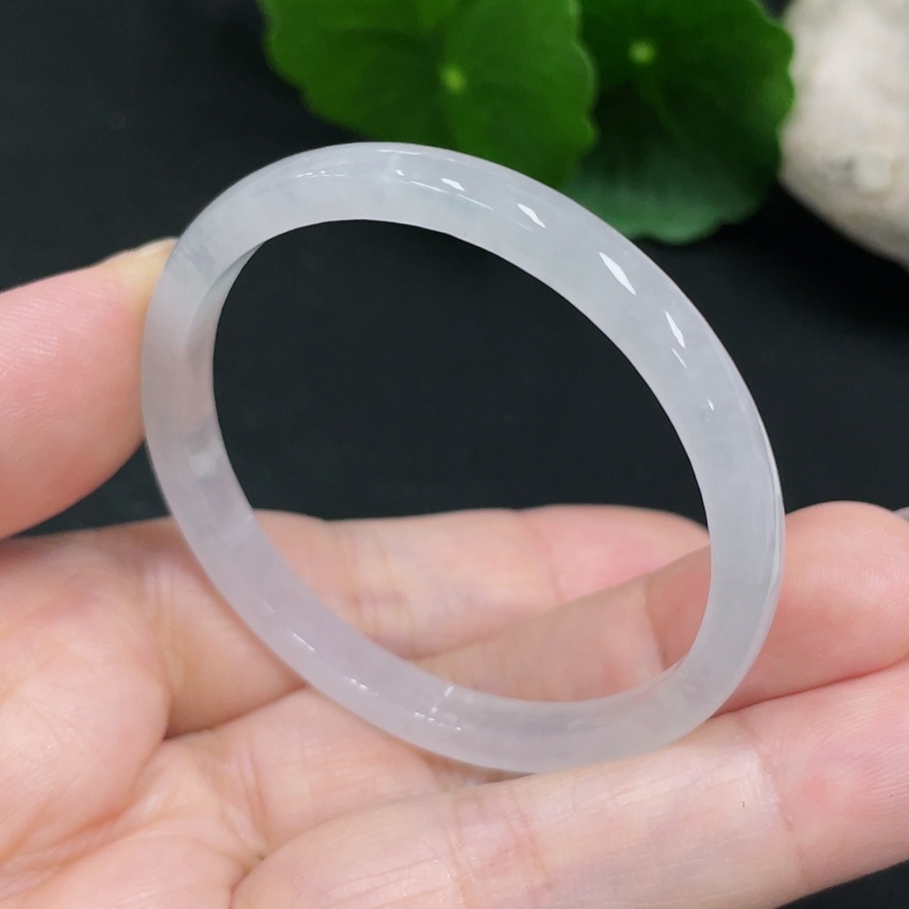 F31675971 Jadeite Round Bangle Size 43.5 Total Weight Approx. 9.7g