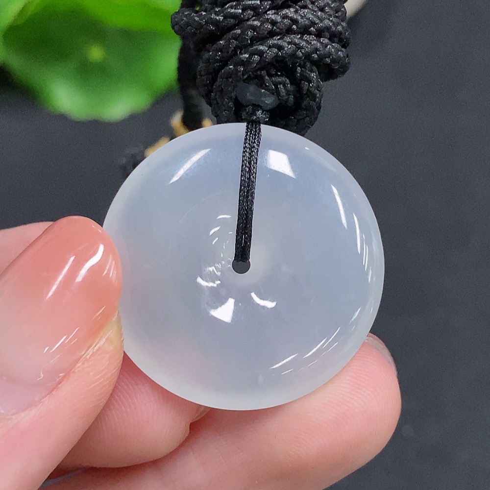 F34061425 Jadeite Peace Knot Total Weight Approximately 10.2g (Including Rope Weight)