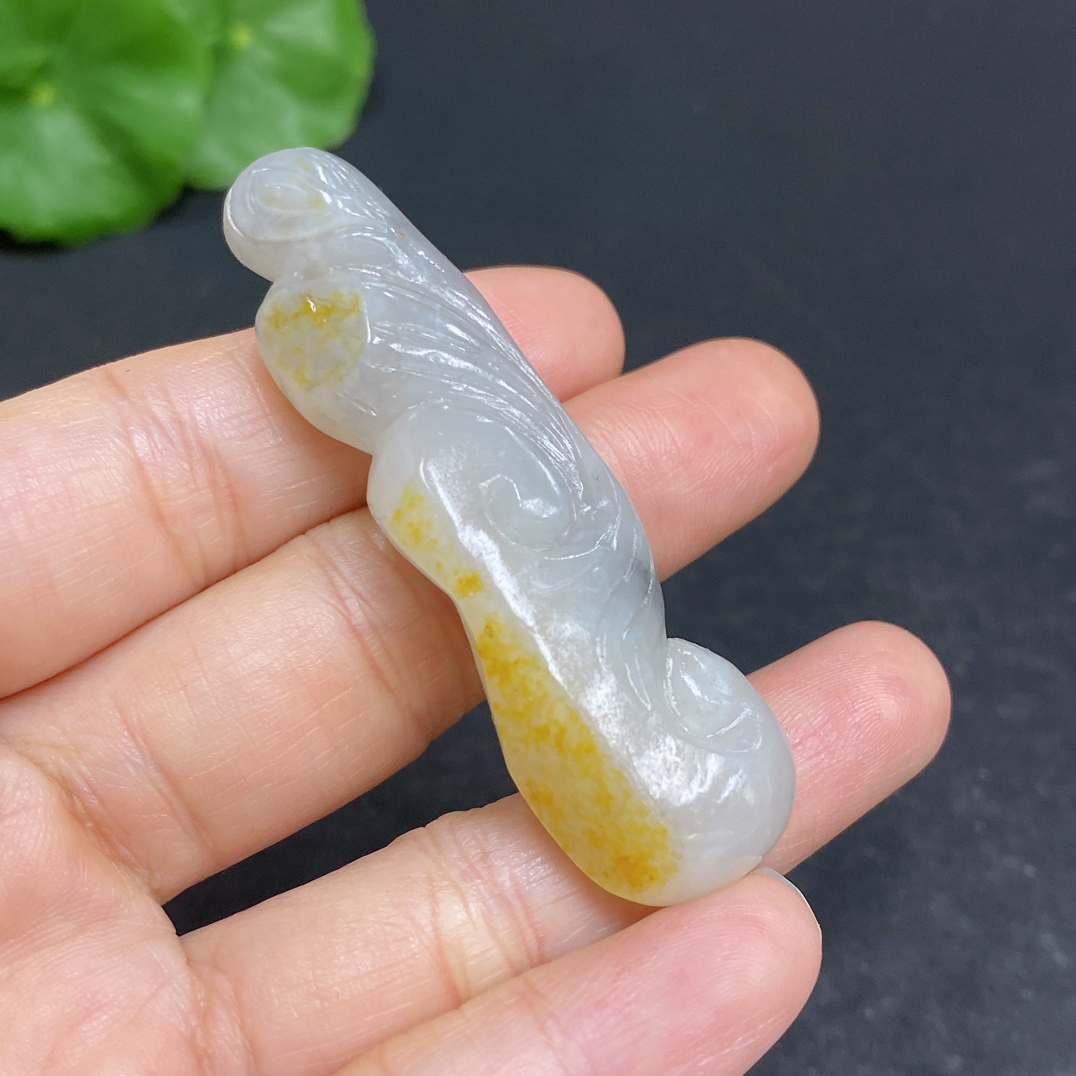 H32814150 Hetian Jade Pendant Ruyi Total Weight Approx. 16.5g Undetermined Skin Color Origin